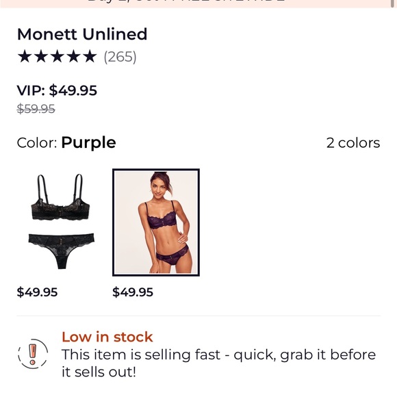 BNWOT 💫 Lacy Purple Bra 😍 - Picture 8 of 9